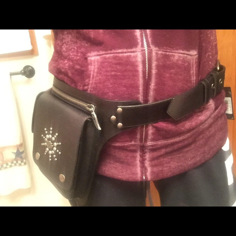 NEW Harley Davidson Leather Hip Bag